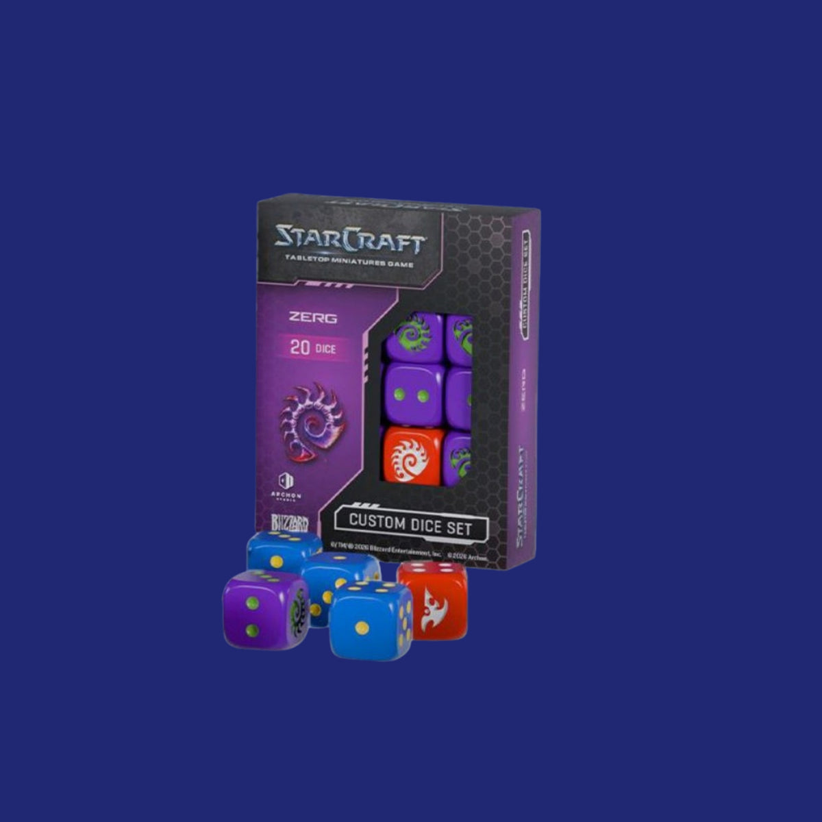 StarCraft - Zerg - Set de dés - 123JEUX