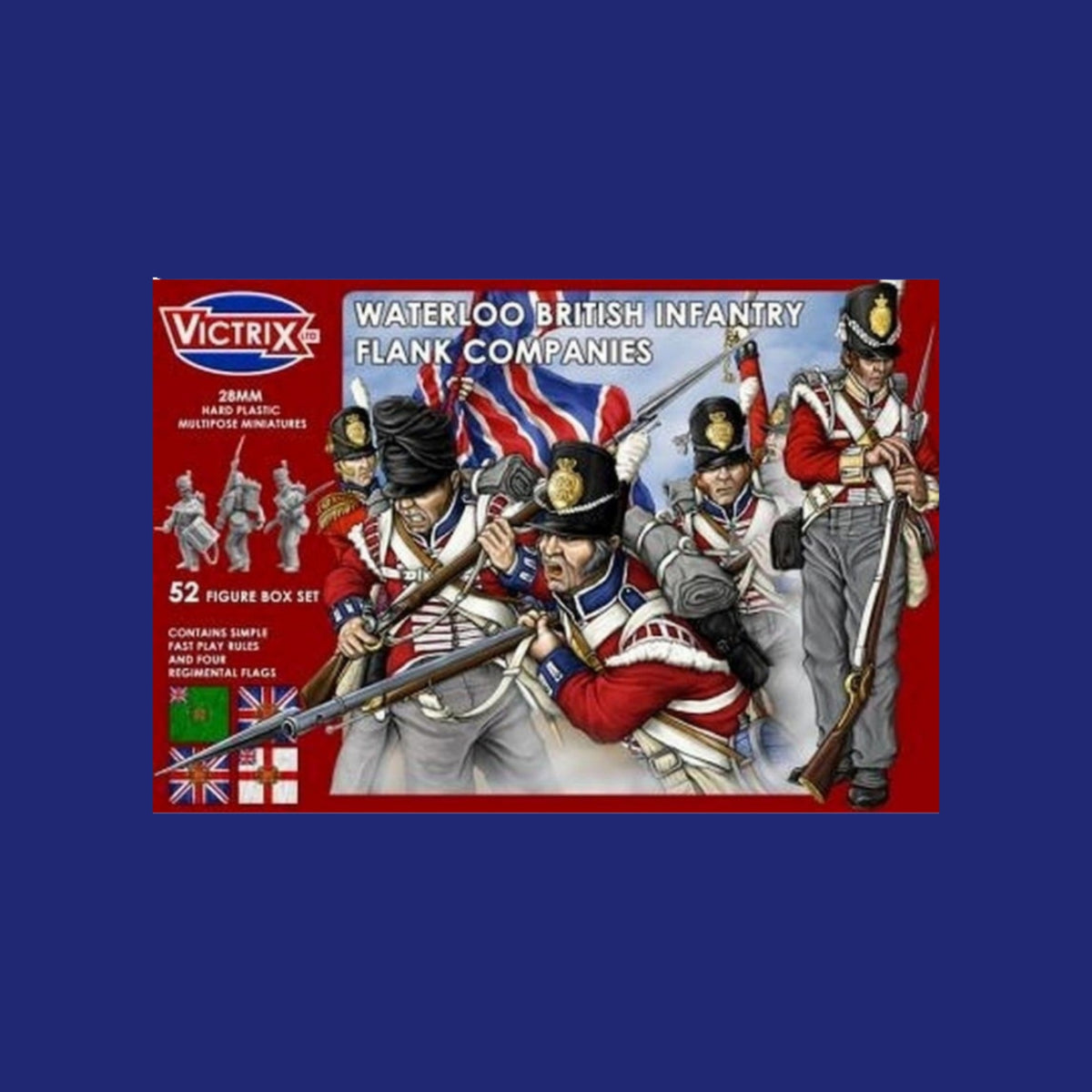 Victrix Miniatures 28mm Napoléonienne - Waterloo British Infantry Flank Companies - 123JEUX