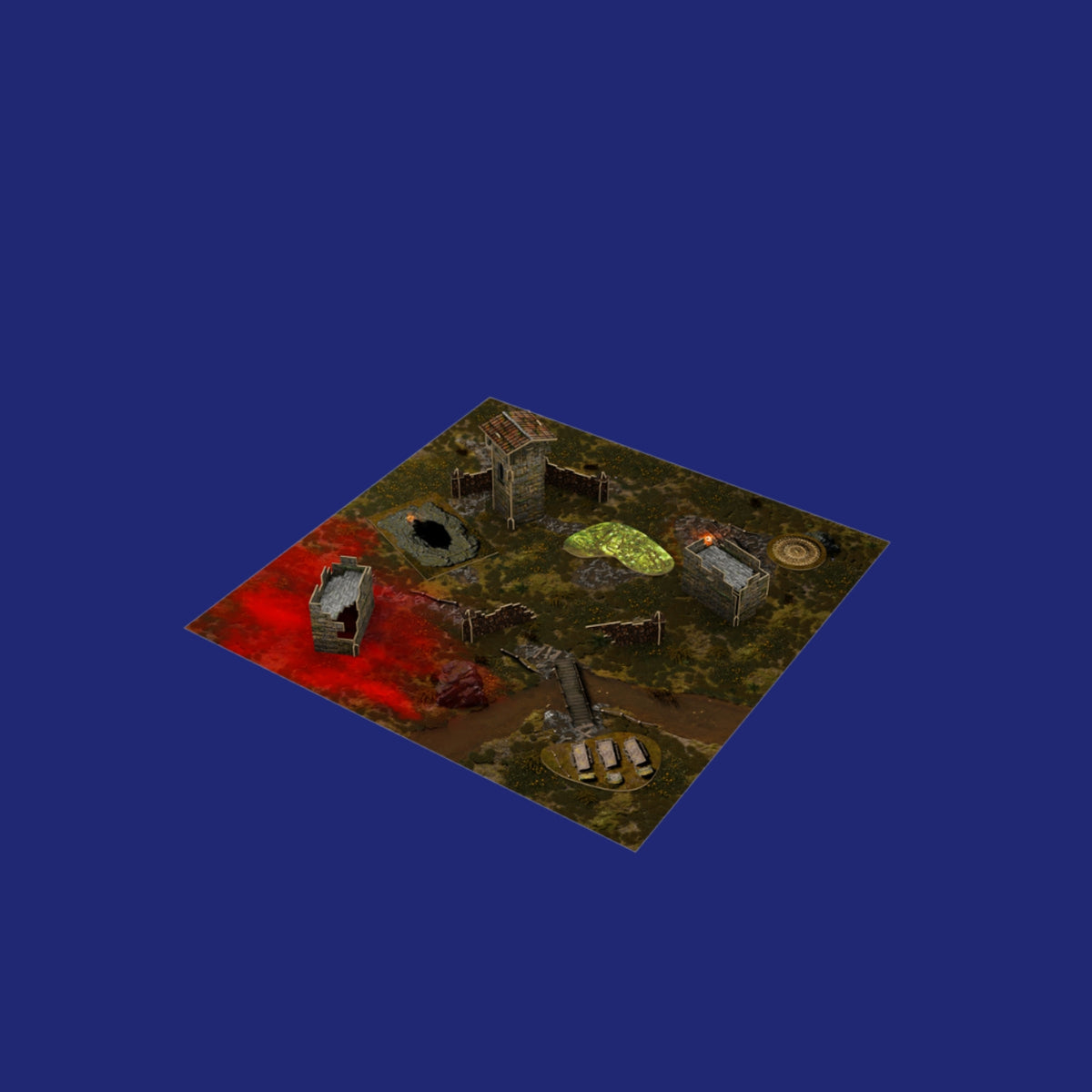 Warcrow - Assail Borderlands Scenery Pack - 123JEUX