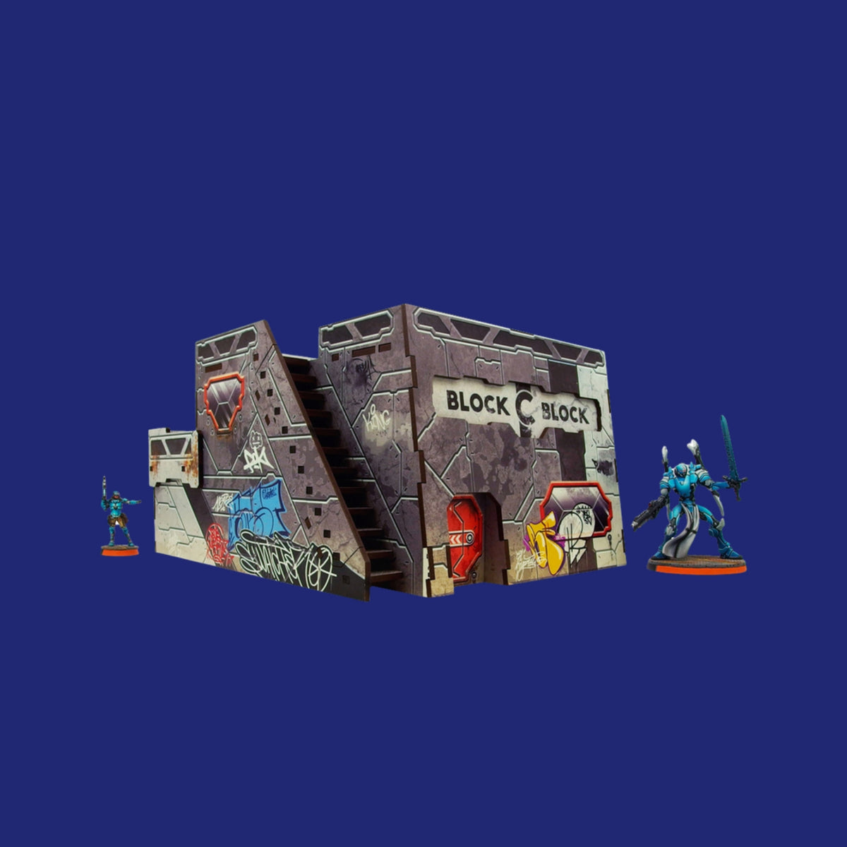 Precinct Sigma Fort (1) PREPAINTED (grey) - 123JEUX