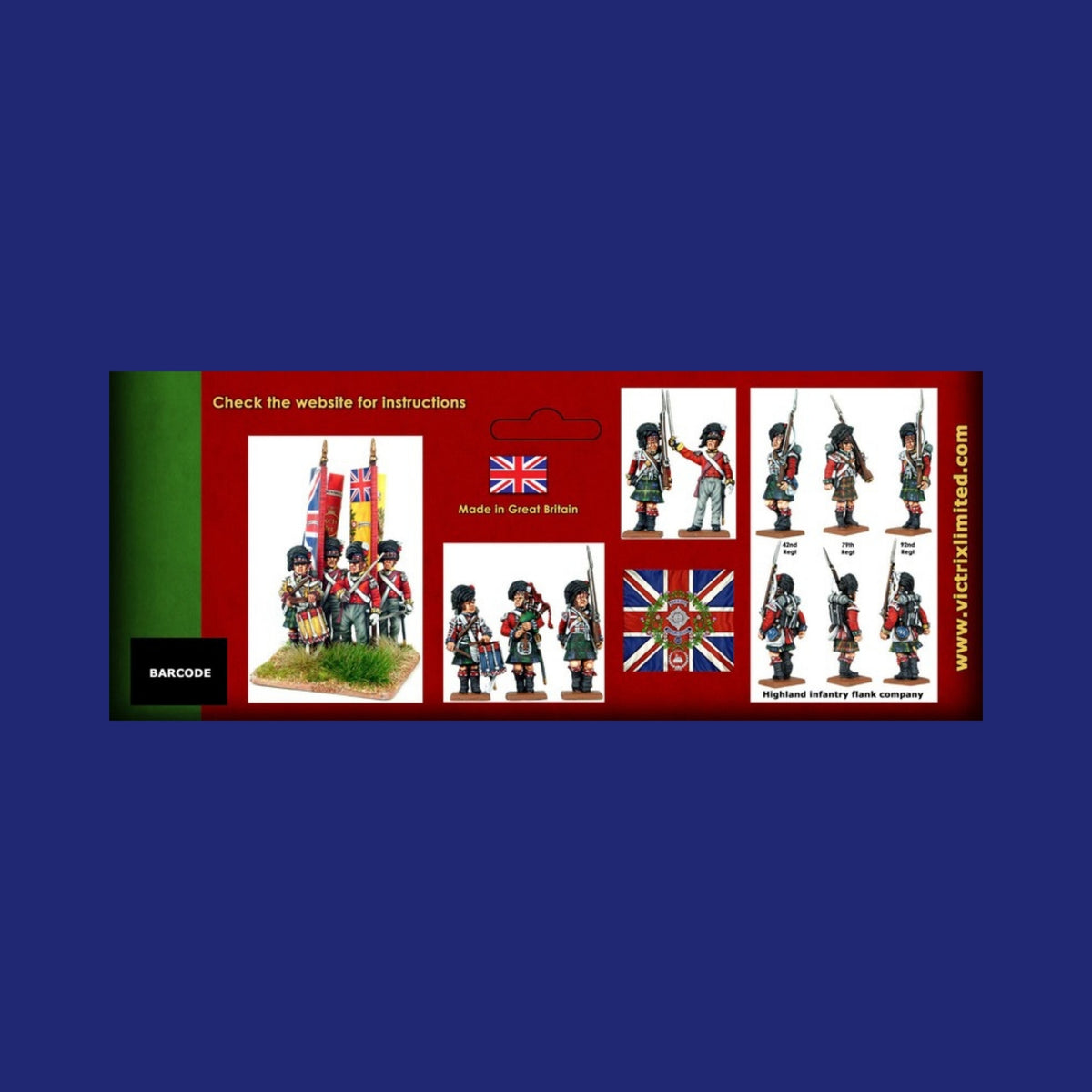 Victrix Miniatures 28mm Napoléonienne - British Napoleonic Highlander Flank Companies - 123JEUX