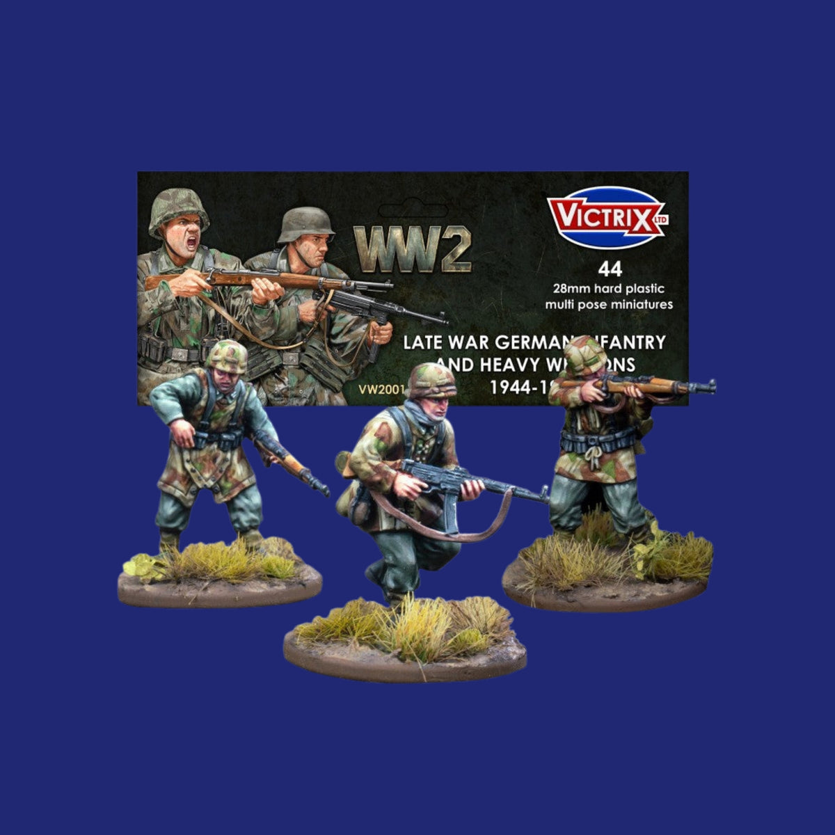 Victrix Miniatures 28mm 2nd Guerre mondiale - German Infantry & Heavy Weapons - 123JEUX