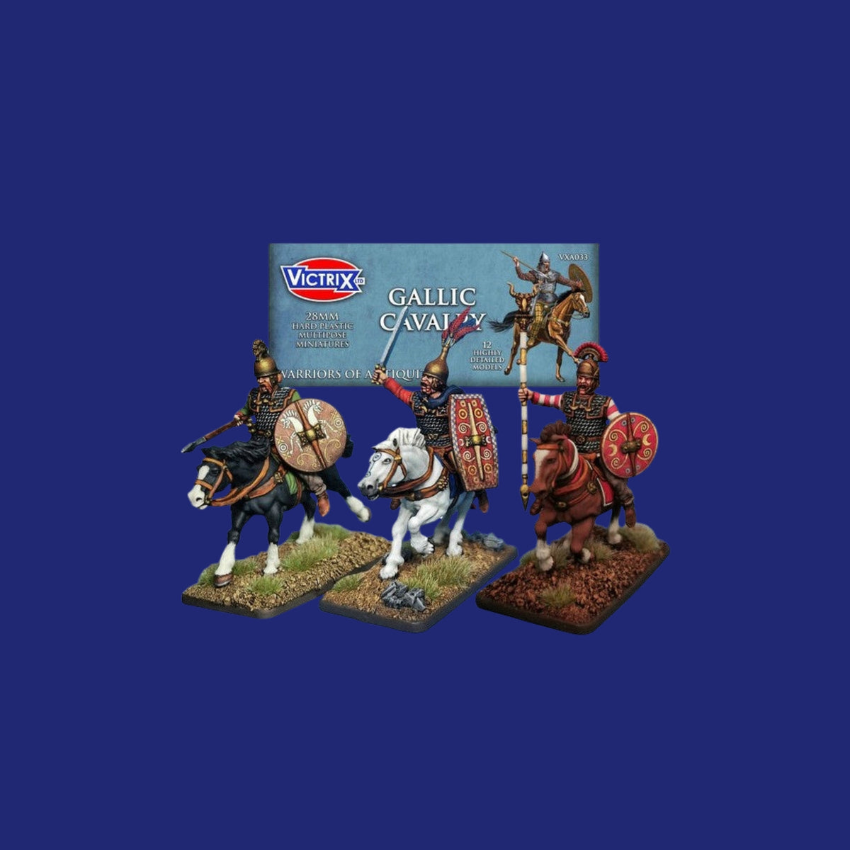 Victrix Miniatures 28mm Antiquité - Ancient Gallic Cavalry - 123JEUX