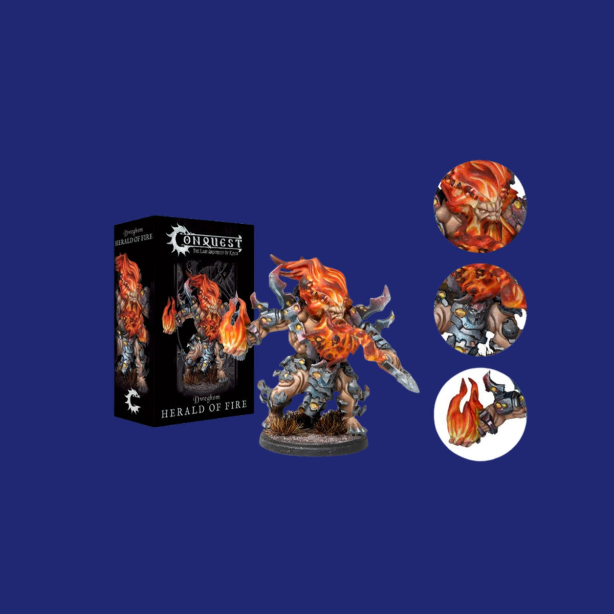 Conquest - Dweghom Herald of Fire (Officer) - 123JEUX