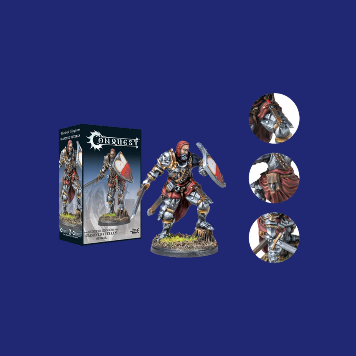 Conquest: Hundred Kingdoms: Seasoned Veteran (Officer) - 123JEUX