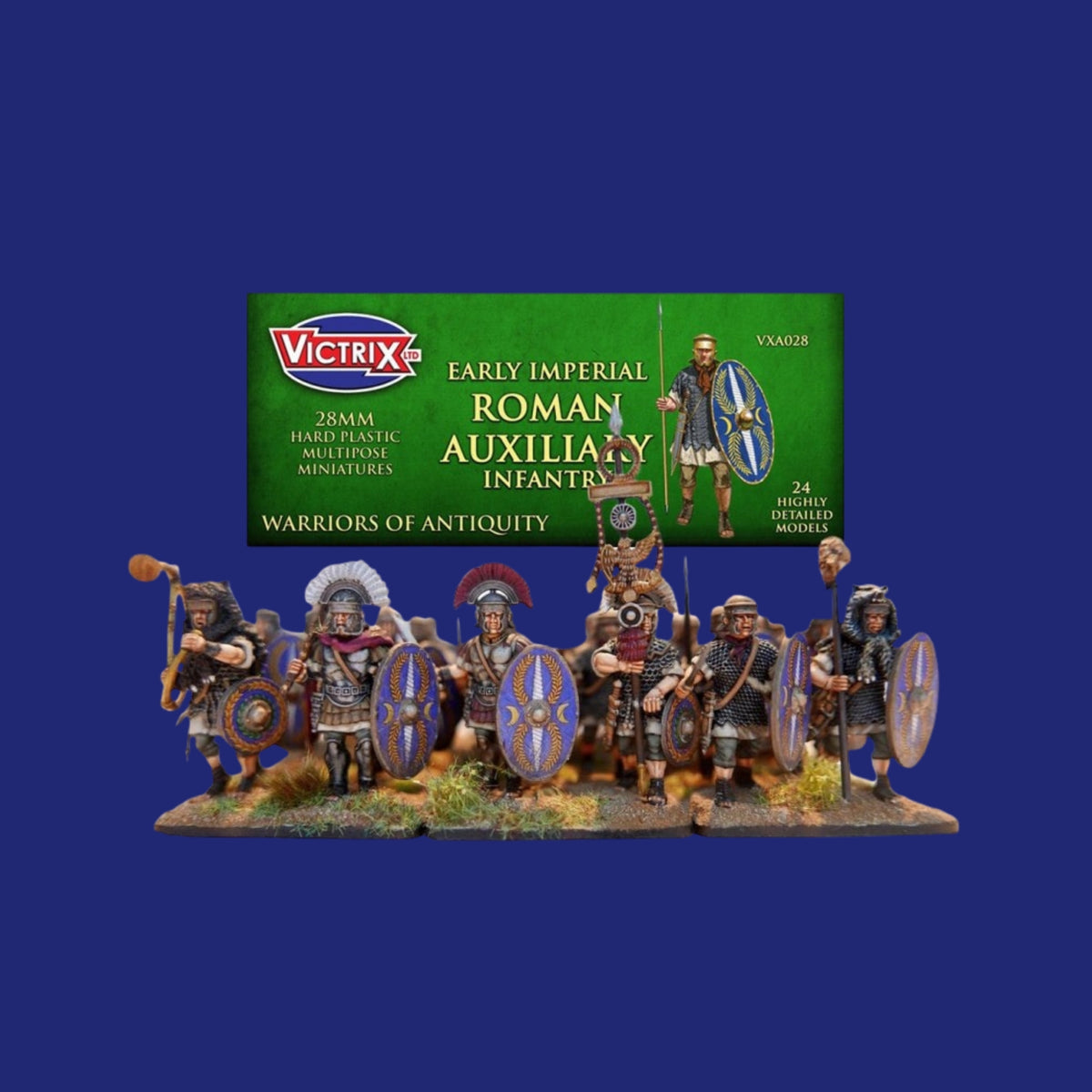 Victrix Miniatures 28mm Antiquité - Early Imperial Roman Auxiliary Infantry - 123JEUX