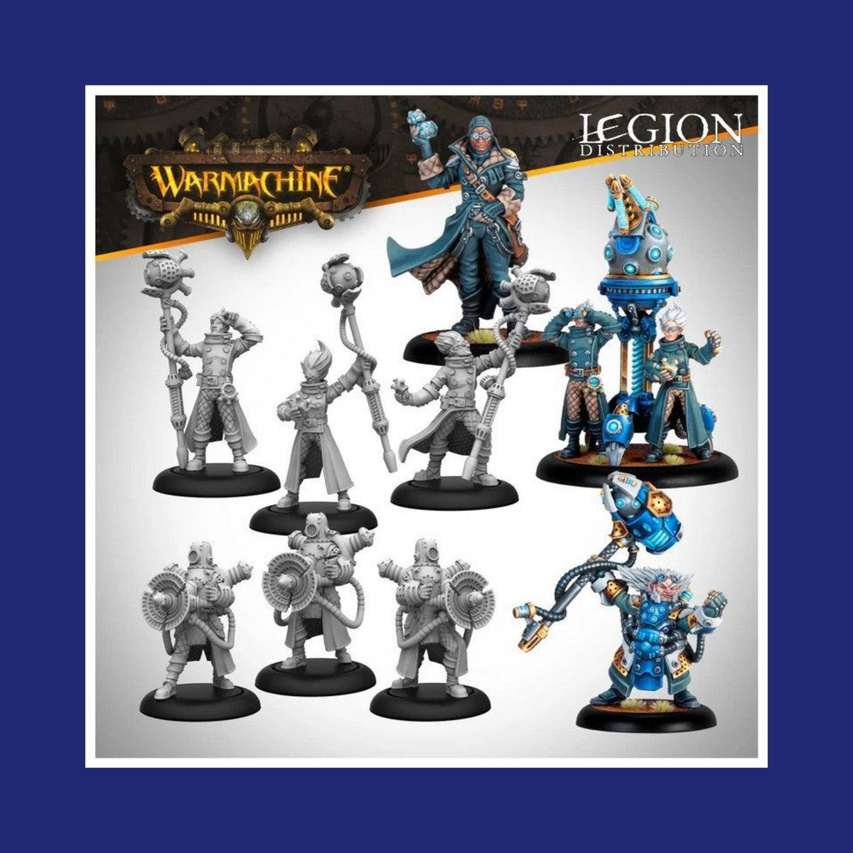 Warmachine: Cygnar Storm Forge Command Cadre - 123JEUX