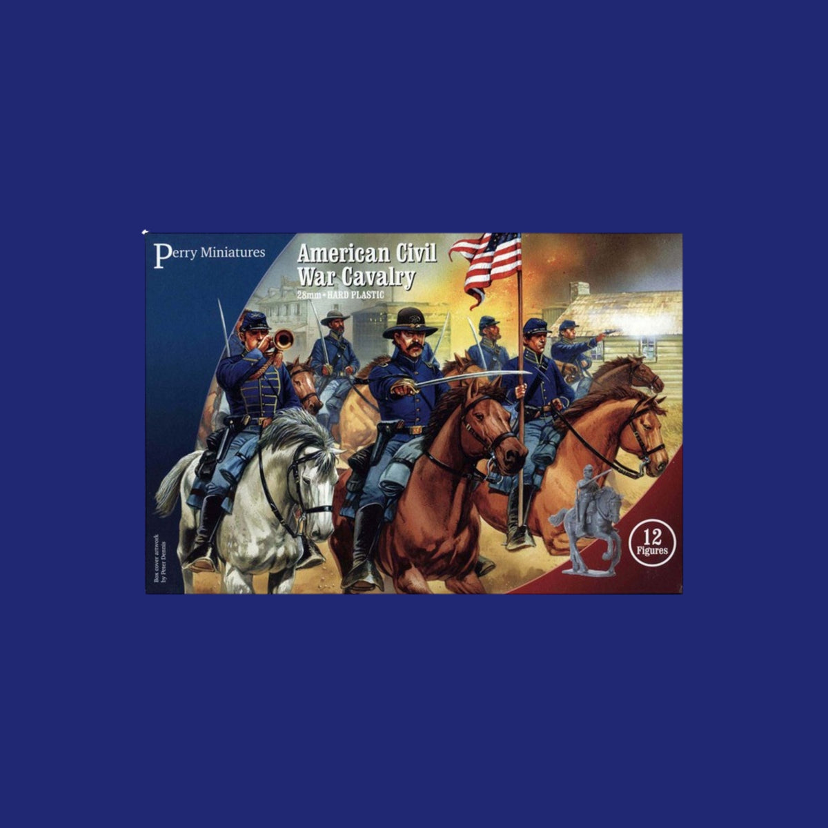 Perry Miniatures - Plastic American Civil War Cavalry (12 figurines) - 123JEUX