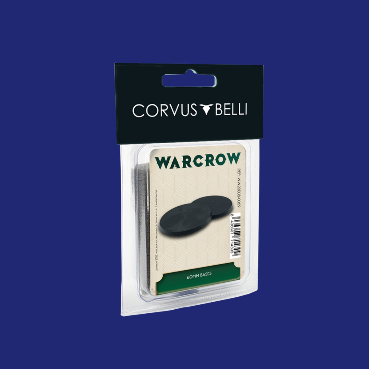 Warcrow - Socles 60mm - 123JEUX