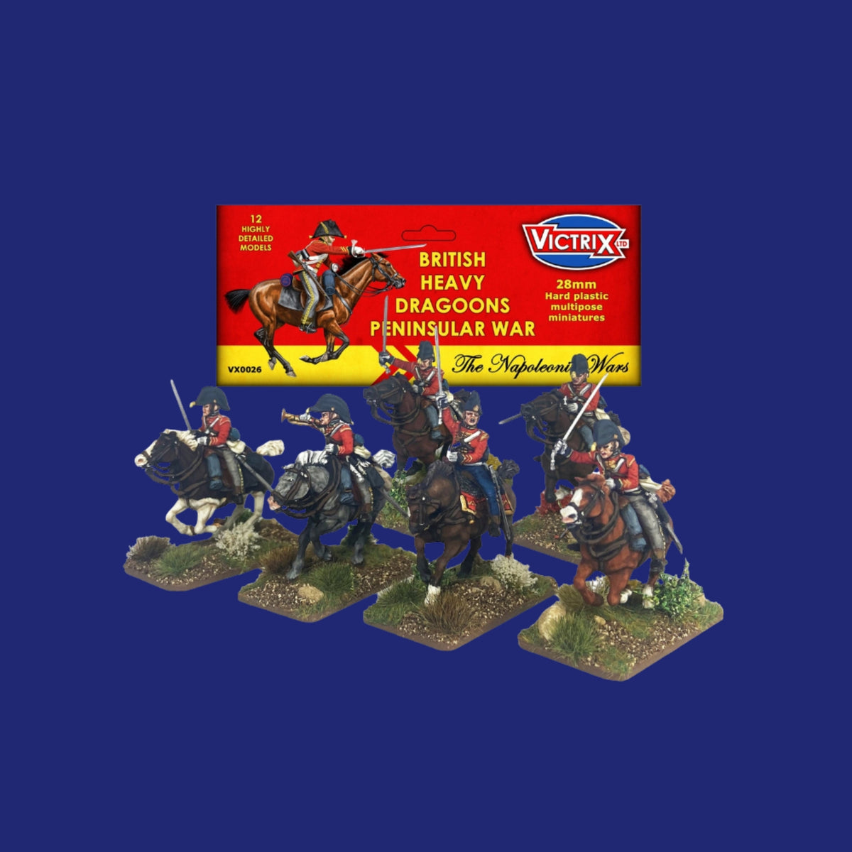 Victrix Miniatures 28mm Napoléonienne - British Peninsular Heavy Dragoons - 123JEUX