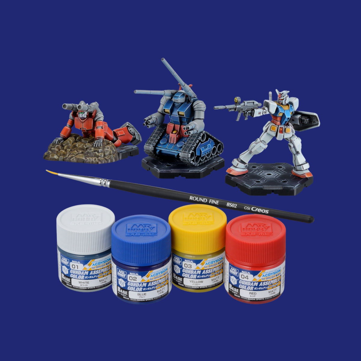 Gundam Assemble Paint Pack 01 - 123JEUX