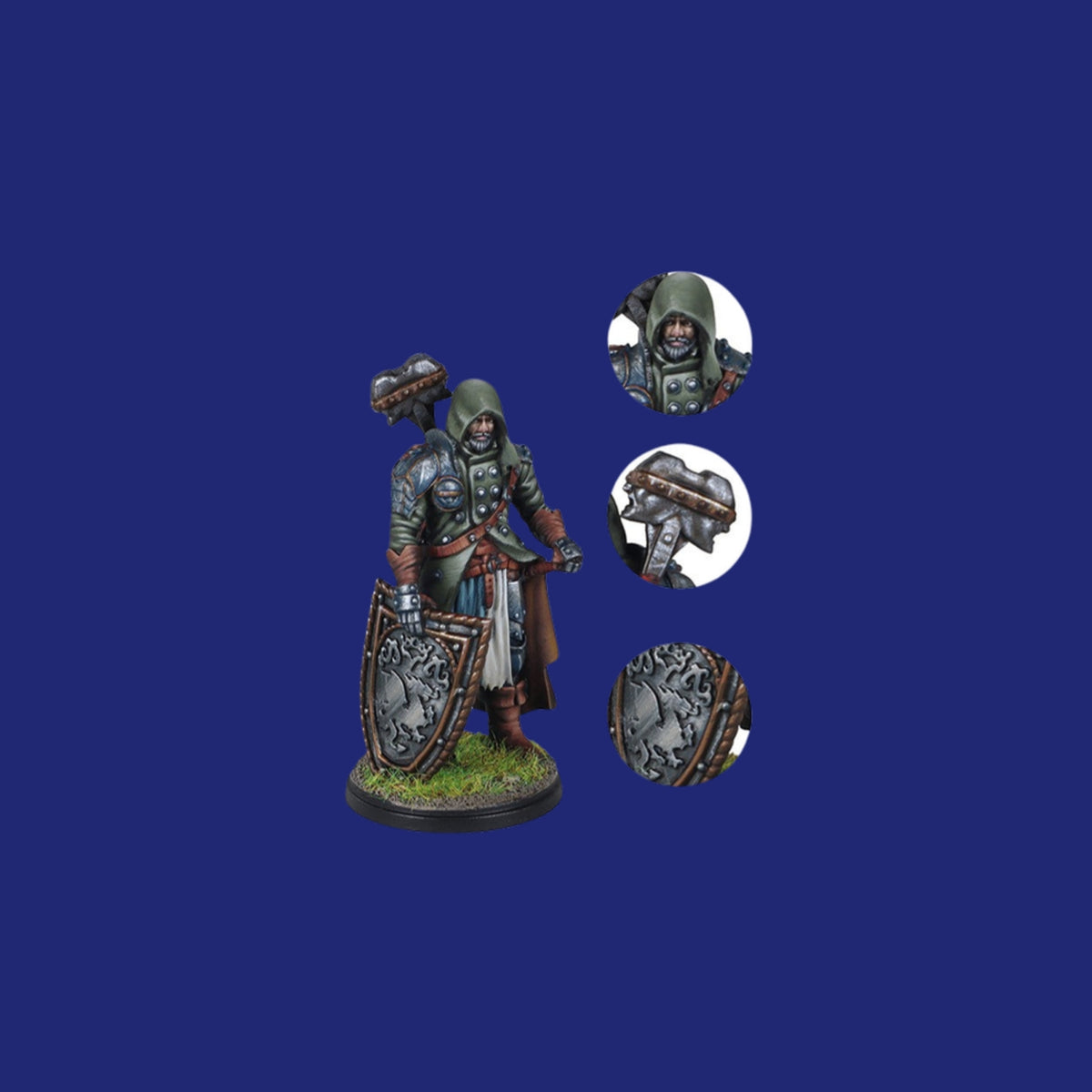 Conquest: Hundred Kingdoms: Errant of the Order of the Shield (Officer) - 123JEUX