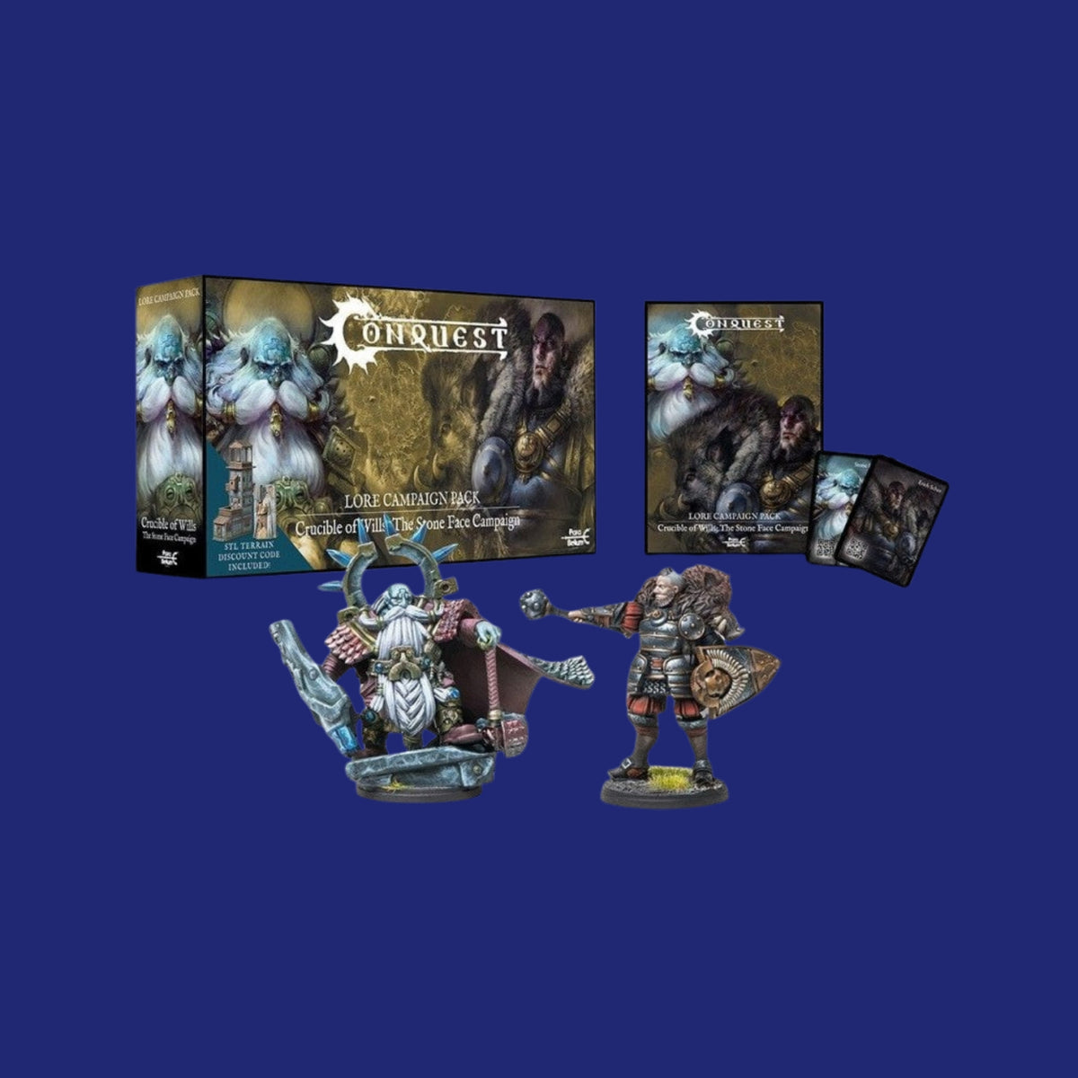 Conquest - Lore Campaign Pack - Crucible of Wills : The Stone Face - 123JEUX