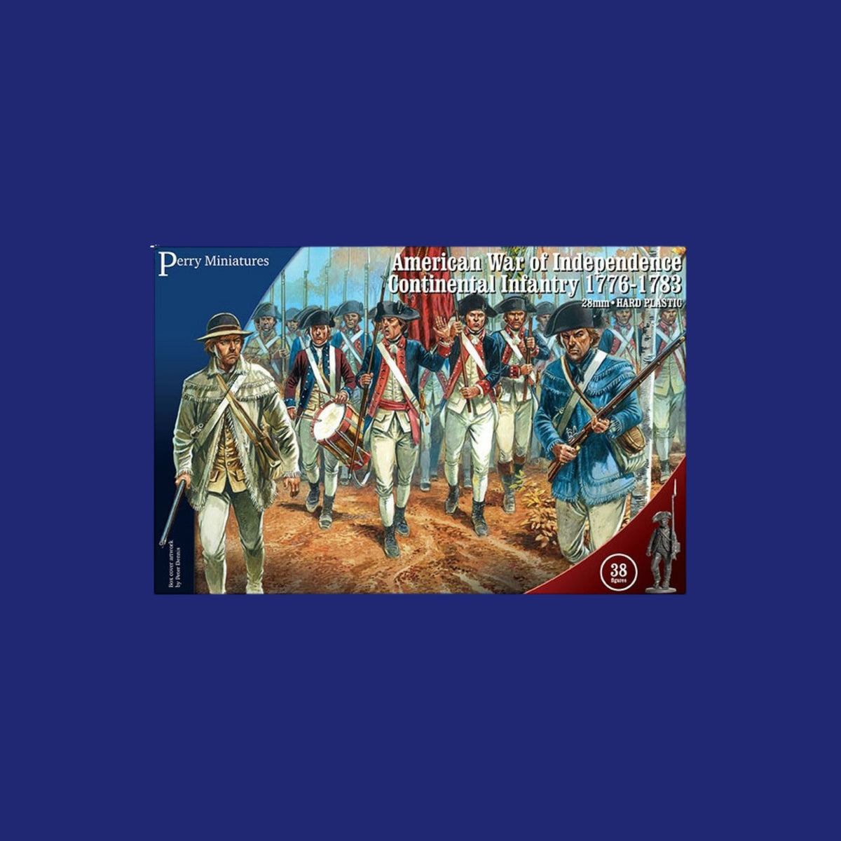 Perry Miniatures - American War of Independence Continental Infantry 1776-1783 - 123JEUX