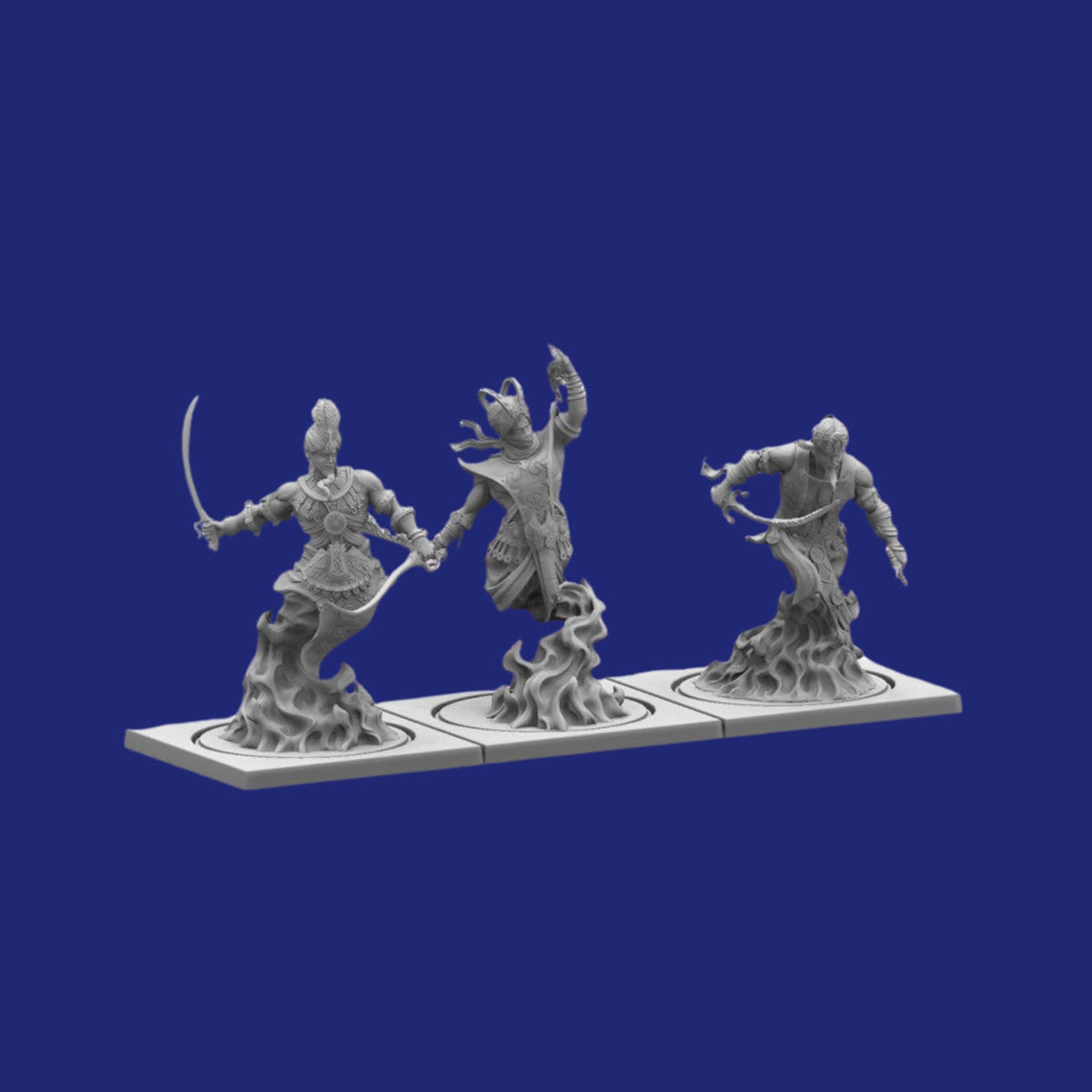 Conquest -Sorcerer Kings: Efreet Sword Dancers - 123JEUX