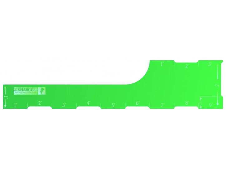 AoS 9 inch Range Ruler (x1) Green