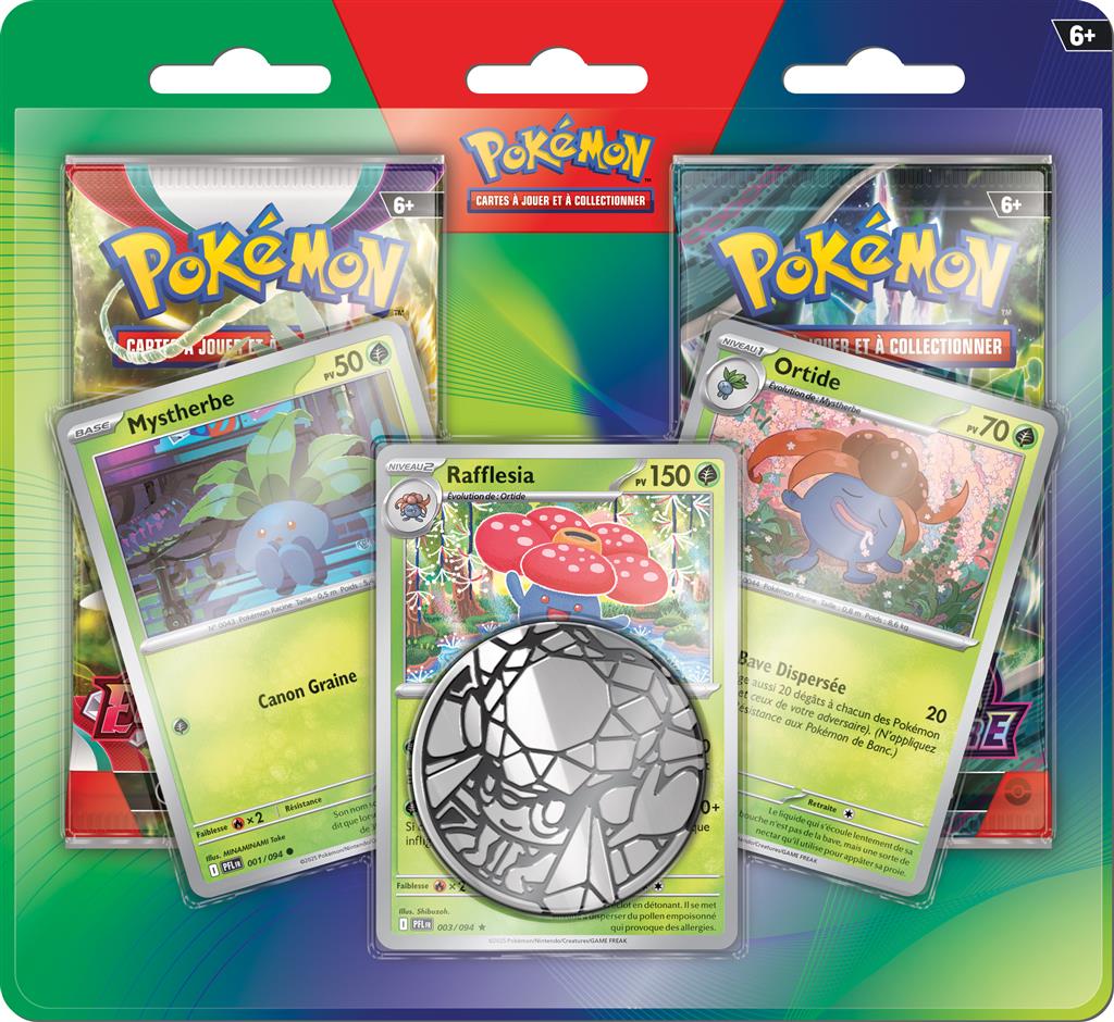 Pokémon : pack 2 boosters Mars 26 (Blister)(Limité à deux exemplaires maximum par client)(EN STOCK)