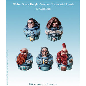 Wolves Space Knights veterans torsos with heads
