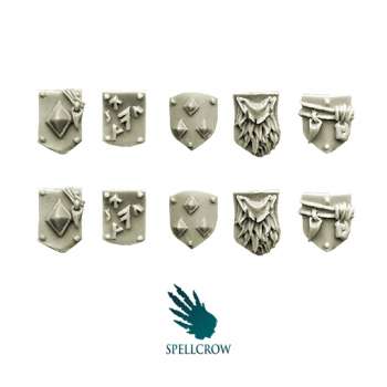 Wolves Space Knights small shields in Heavy Armour