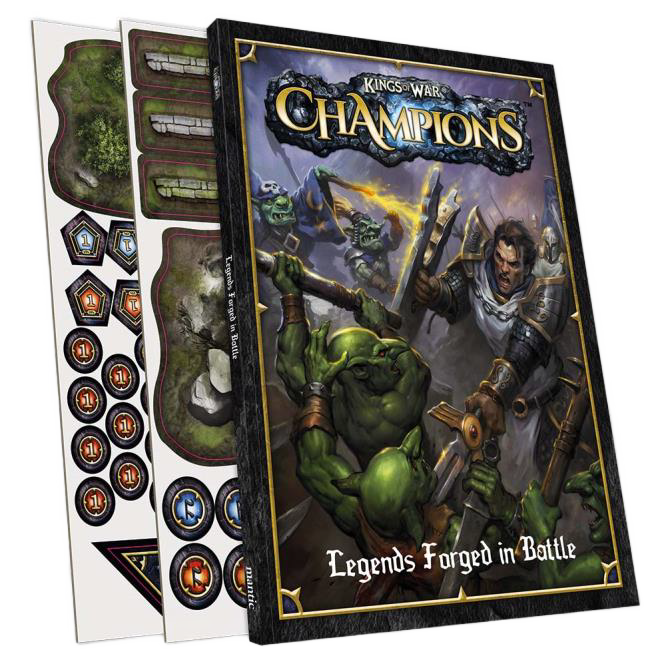 Kings of War Champions - Livre des règles & Tokens en Anglais