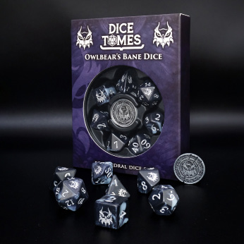 Artefact Games - Set de dés Dungeons & Dragons - Le Fléau de l'Ours-Hibou (Sortie septembre 2026)