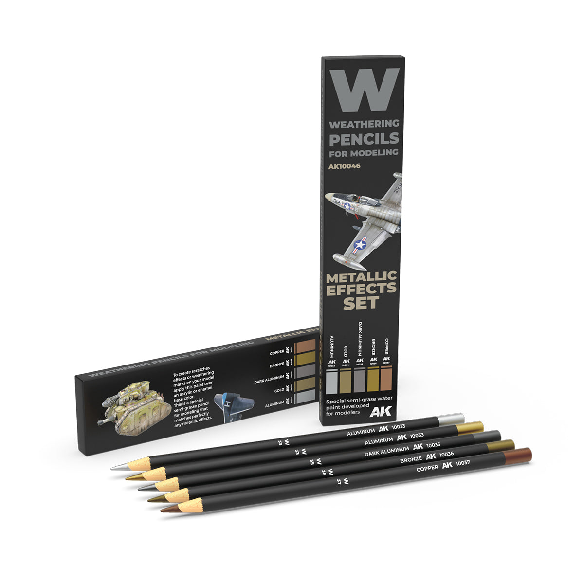 Watercolor - Pencil set mettalics