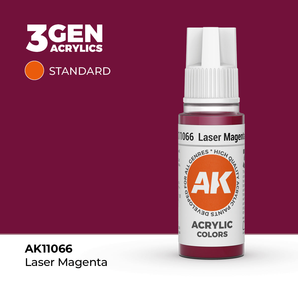 AK- 3GEN- Acrylics- Laser Magenta17ml
