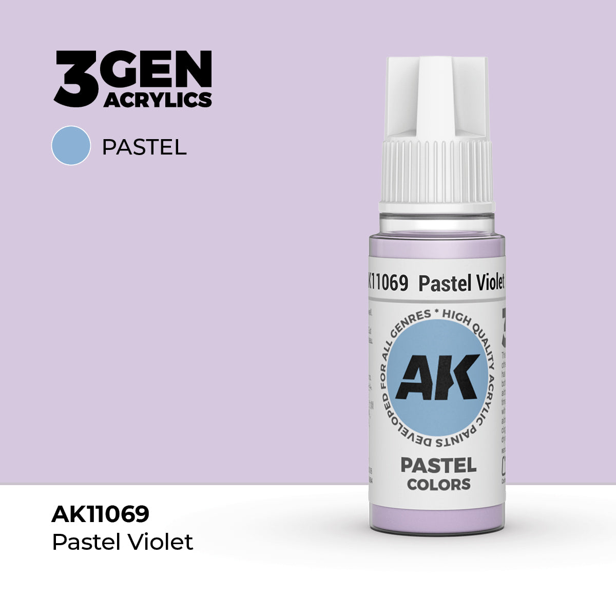AK- 3GEN- Acrylics- Pastel Violet 17ml