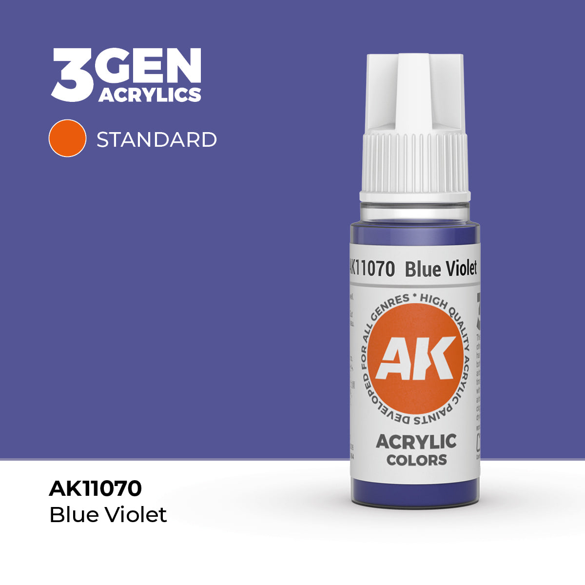 AK- 3GEN- Acrylics- Blue Violet 17ml