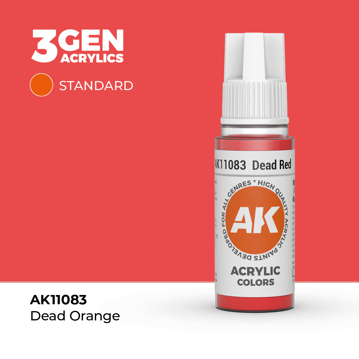 AK- 3GEN- Acrylics- Dead Red 17ml