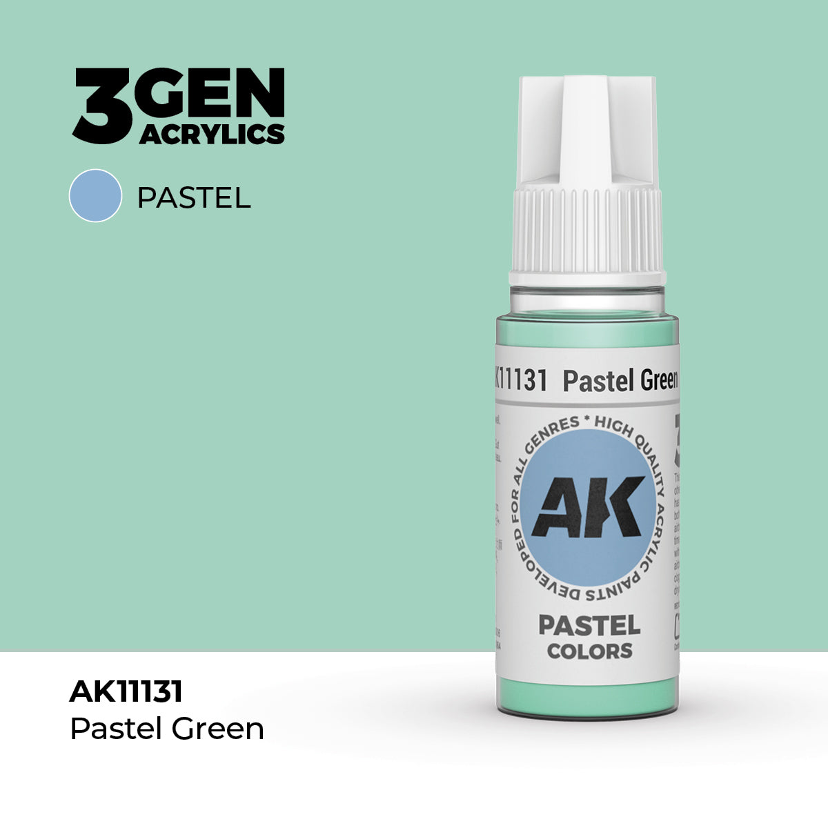 AK- 3GEN- Acrylics- Pastel Green 17ml