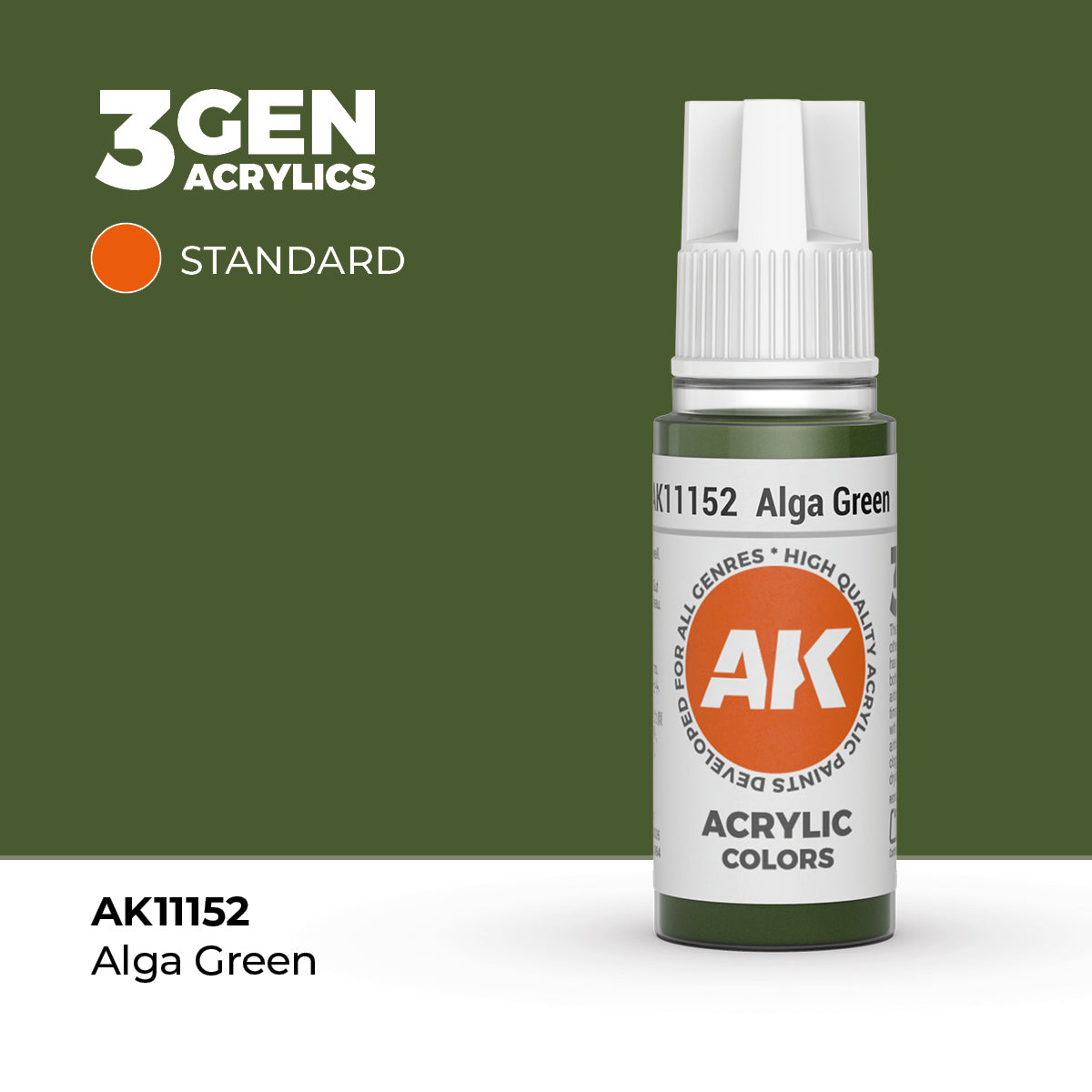 AK- 3GEN- Acrylics - Alga Green 17ml