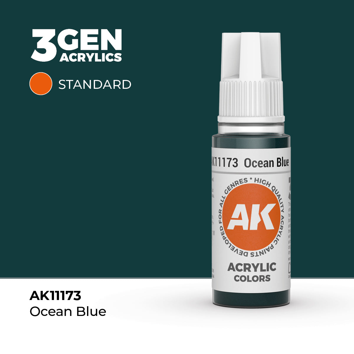 AK- 3GEN- Acrylics- Ocean Blue 17ml