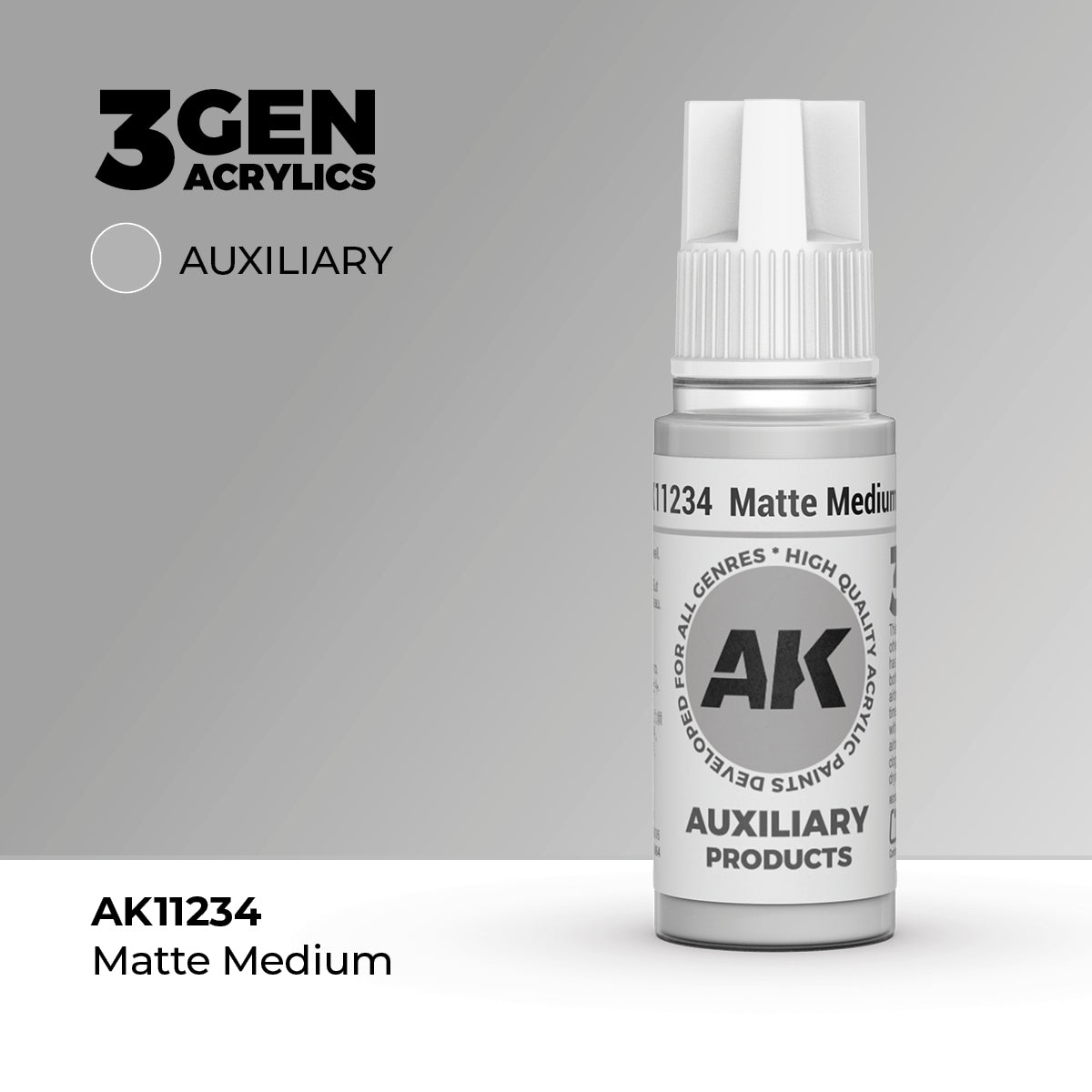 AK- 3GEN- Acrylics- Matte Medium 17ml