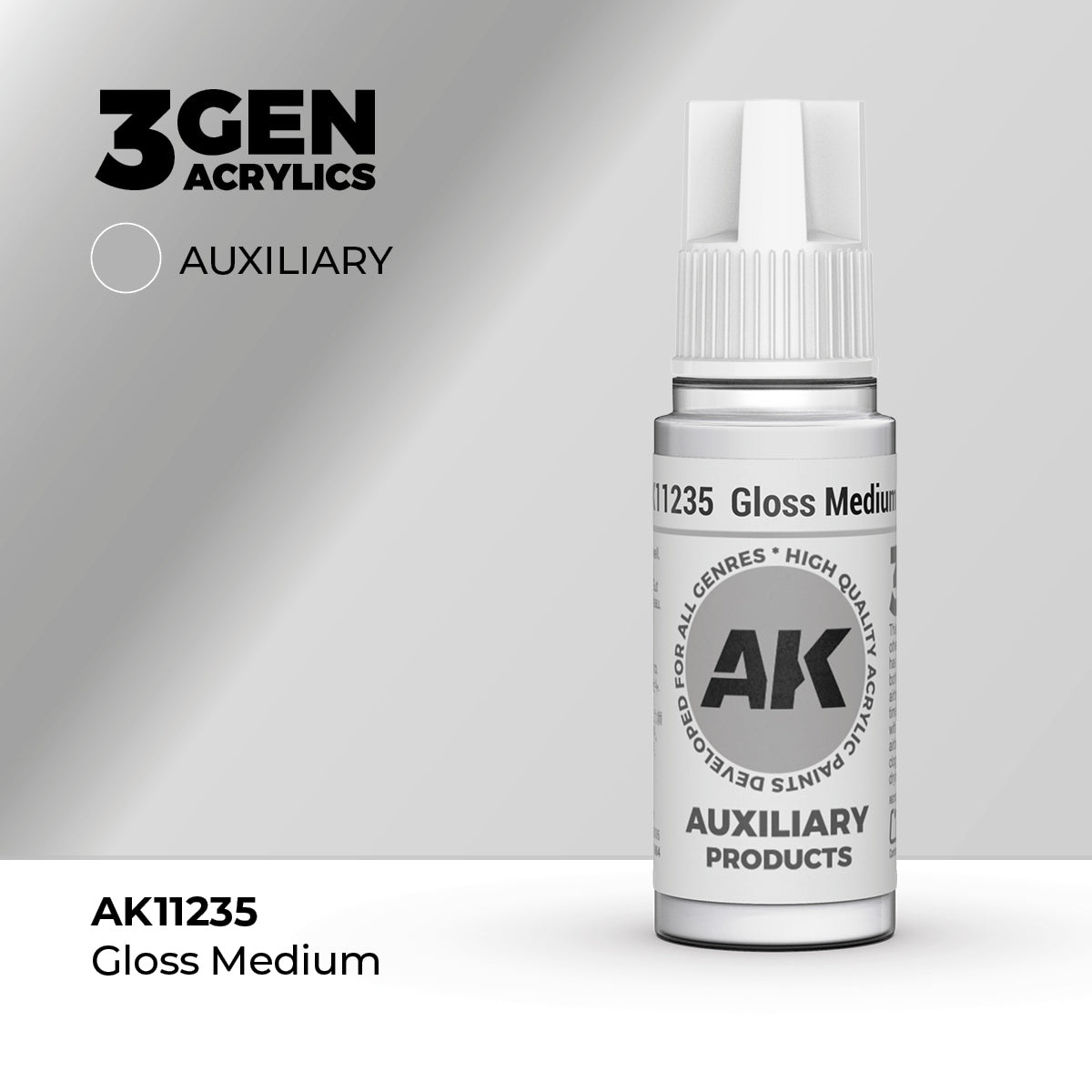 AK- 3GEN- Acrylics- Gloss Medium 17ml