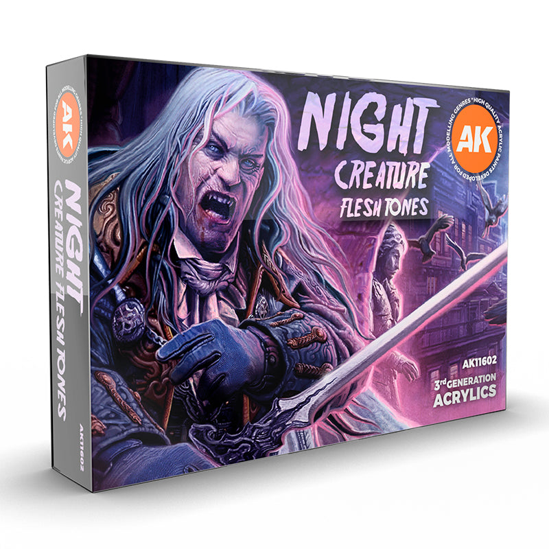 Acrylics 3GEN sets :Night Creatures Flesh Tones