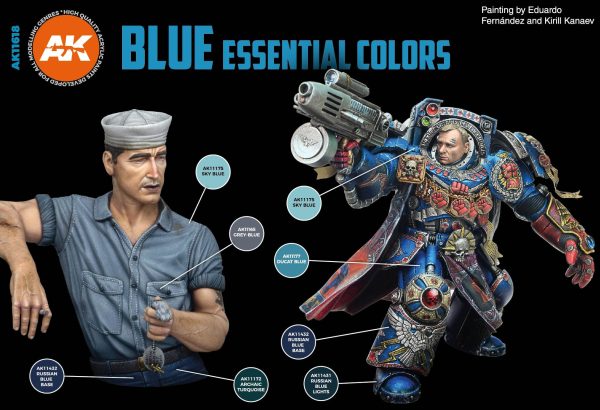 Acrylics 3GEN sets :Blue Essential Colors 3gen Set