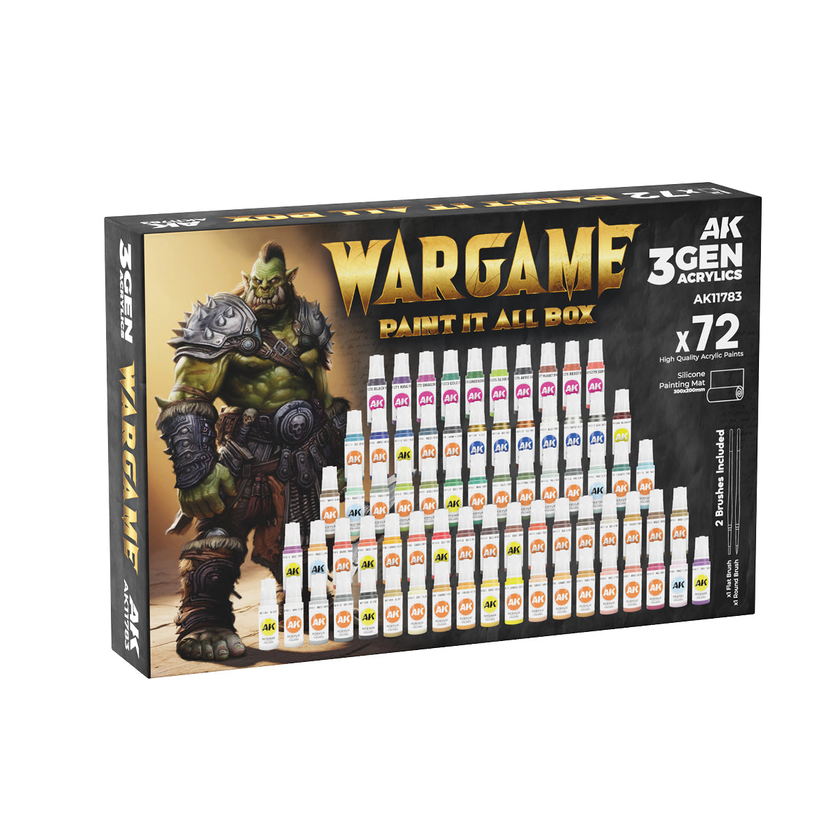 Ak Interactive - 3Rd Gen Set - Wargame Paint it All Box x72