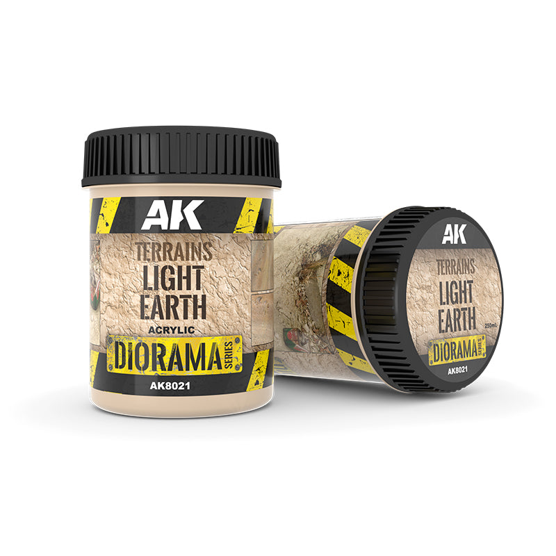AK Interactive Diorama :TERRAINS LIGHT EARTH - 250ml (Acrylic)