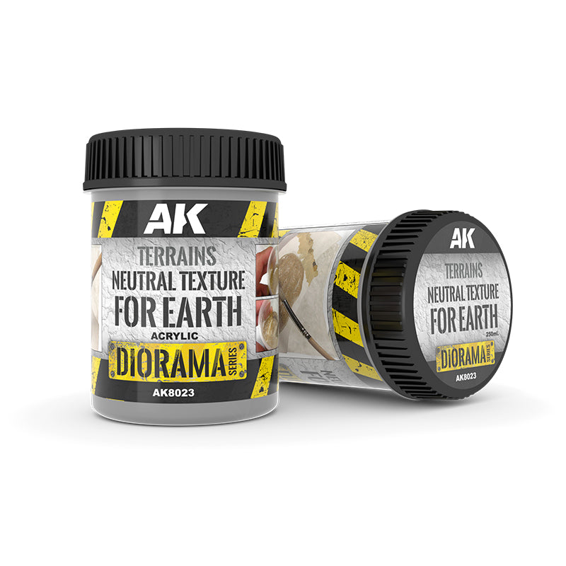 AK Interactive Diorama :TERRAINS NEUTRAL TEXTURE - 250ml (Acrylic)