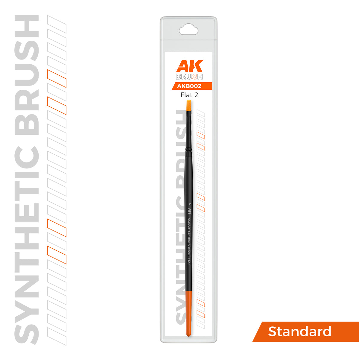 AK SYNTHETIC BRUSH - FLAT 2