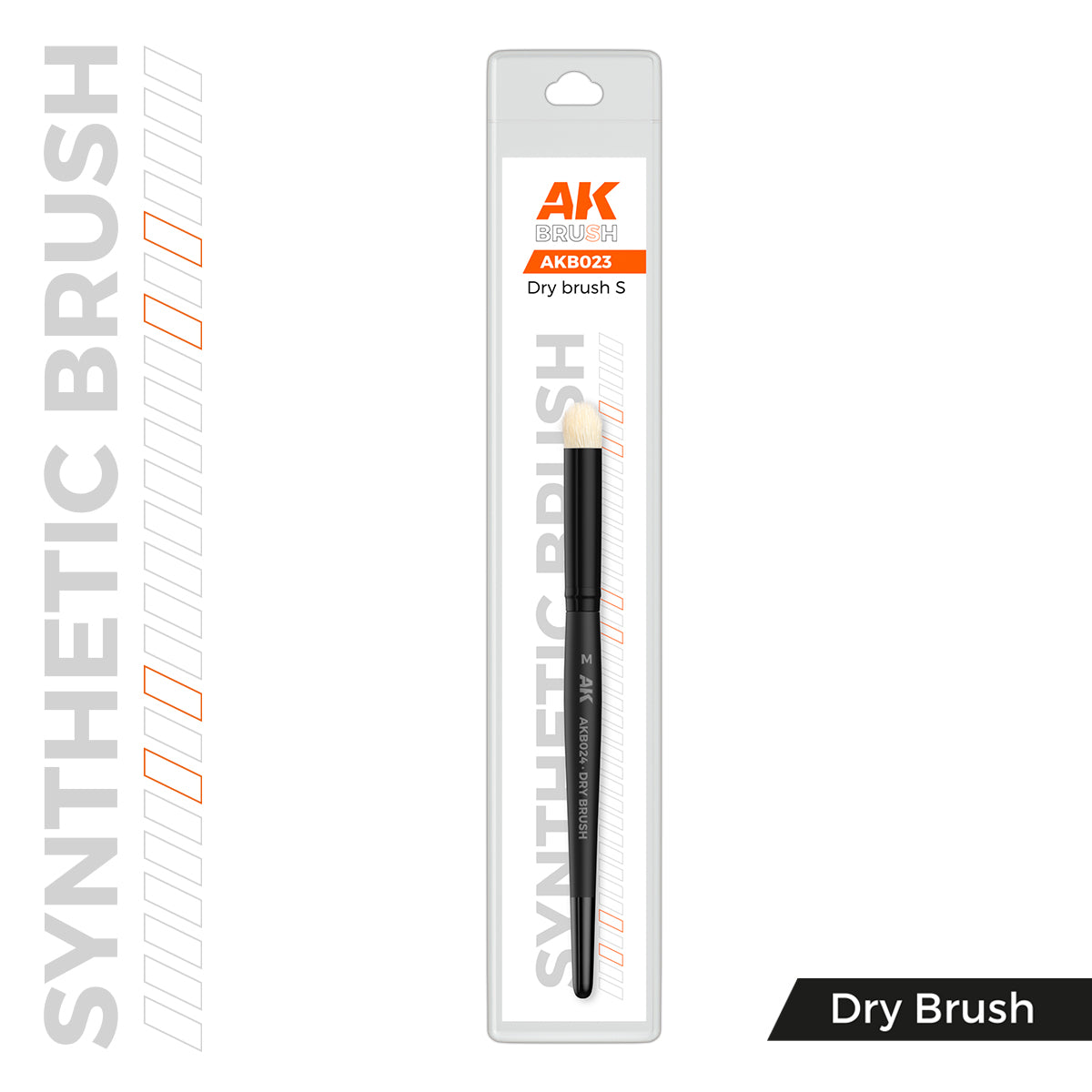 AK SYNTHETIC DRY BRUSH - S