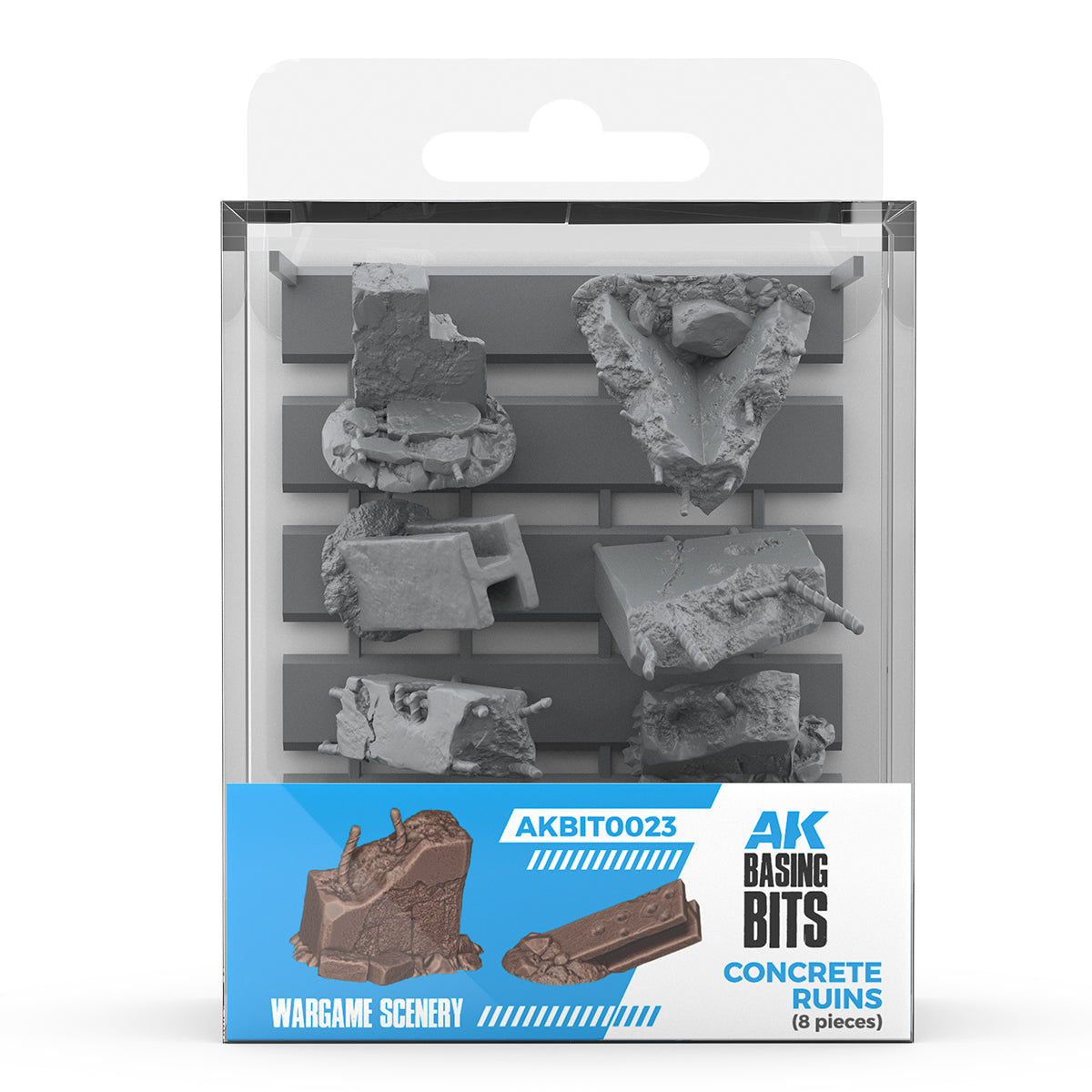 AK Interactive - Basing bits - Concrete ruins
