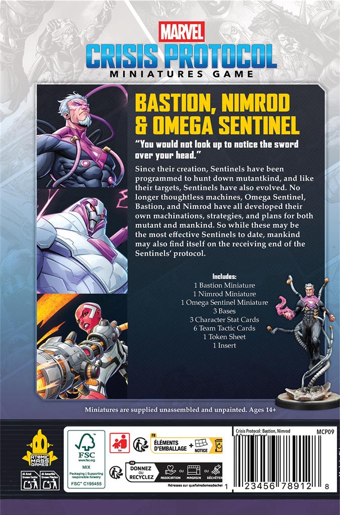 Marvel Crisis Protocol: Bastion, Nimrod, & Omega Sentinel