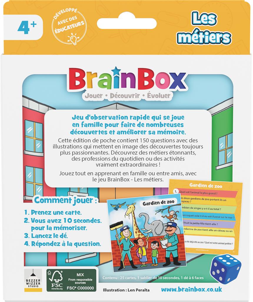 BrainBox Pocket : Métiers