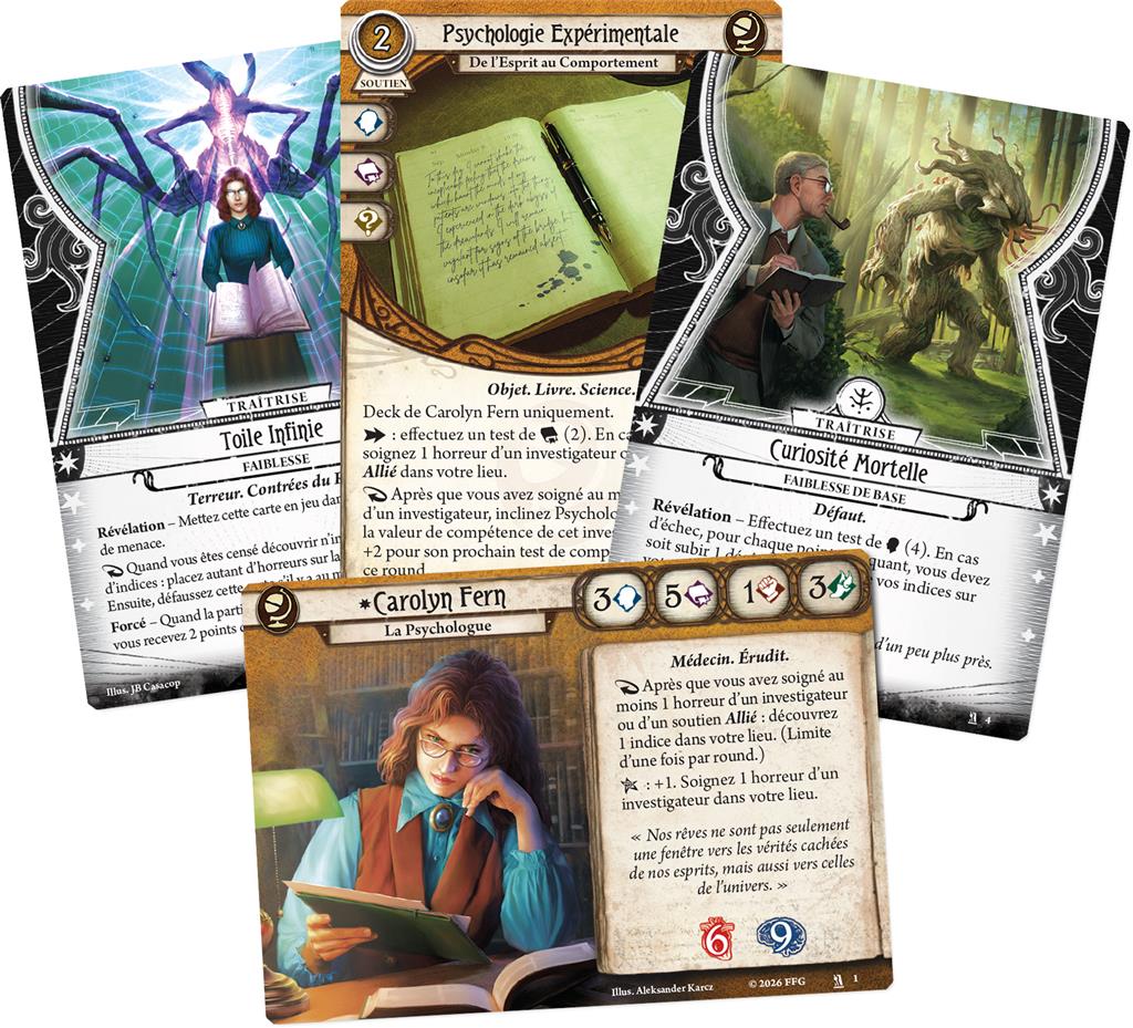 Horreur à Arkham JCE : Carolyn Fern (Deck Investigateur) VF