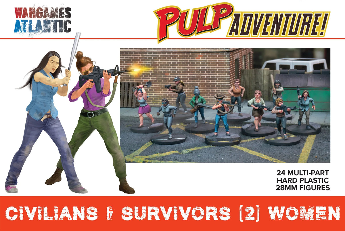 WargamesAtlantic : PulpAdventure/Civilians & Survivors (2): Women (EN STOCK)