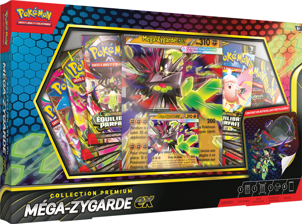 Pokémon : Coffret Premium mai 2026 Méga - zygarde ex (EN STOCK)