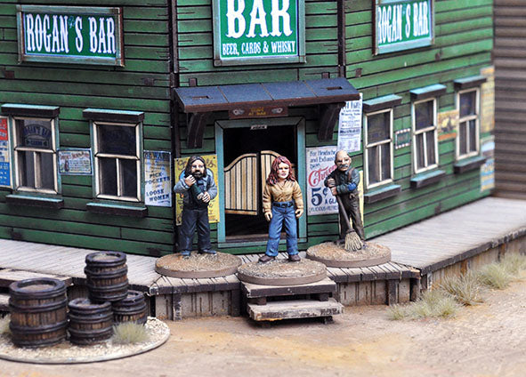 Dead Man’s Hand : Set civiles du Rogan's Bar