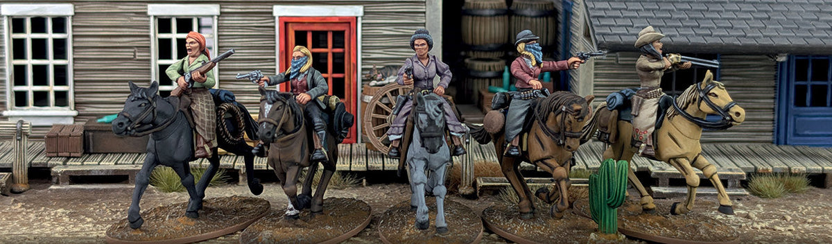 Dead Man’s Hand Gunfighters II à cheval – The Ladies